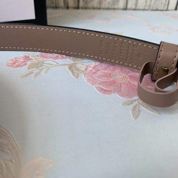 Leather belts with GG buckle main image 7